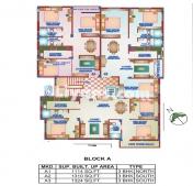 Floor Plan of Pacific Residency